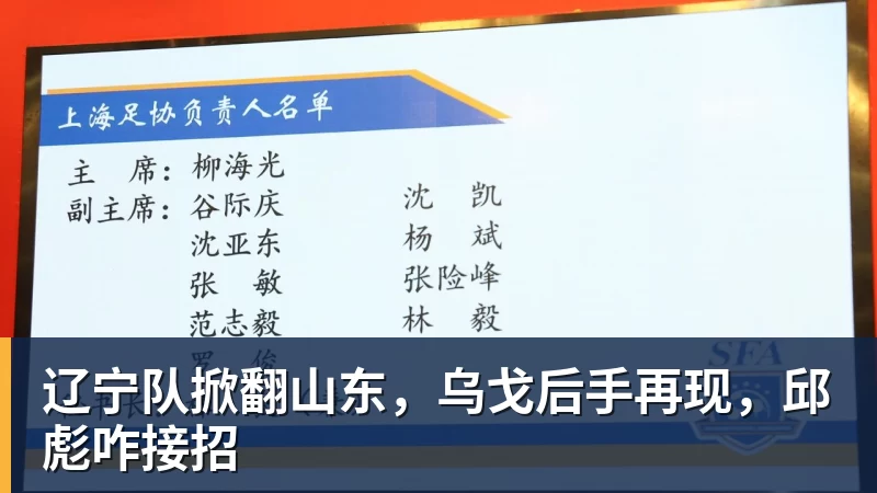 辽宁队掀翻山东，乌戈后手再现，邱彪咋接招